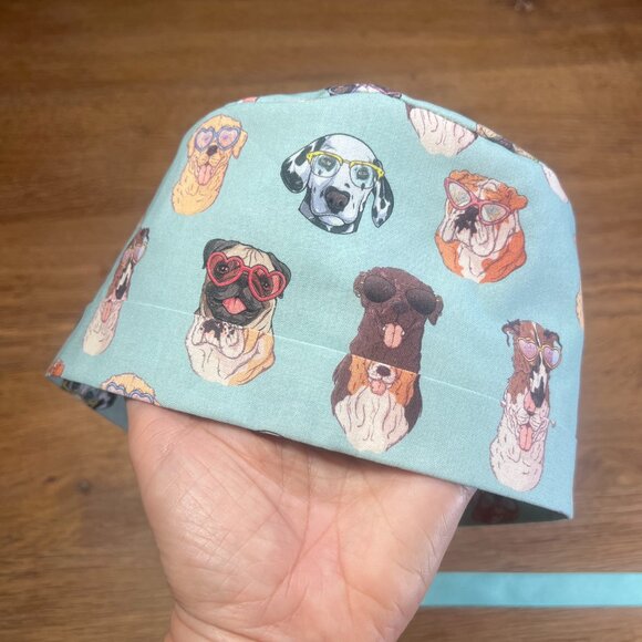 NWOT Ponytail scrub cap, scrub hat, surgical cap, ponytail scrub hat - Picture 4 of 4